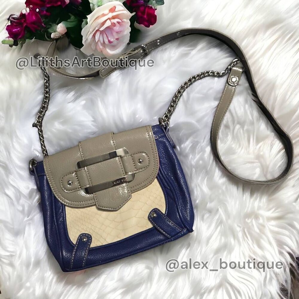 Nine West Crossbody Leather Purse Bag (Q001) for Women
